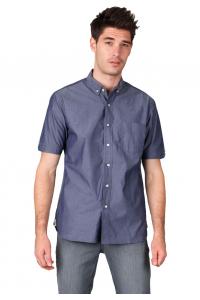 Salt n Pepper Short Sleeve Black Shirt With Pocket